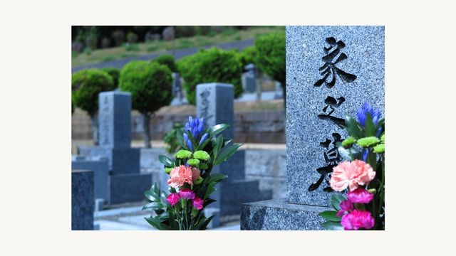 お墓の画像